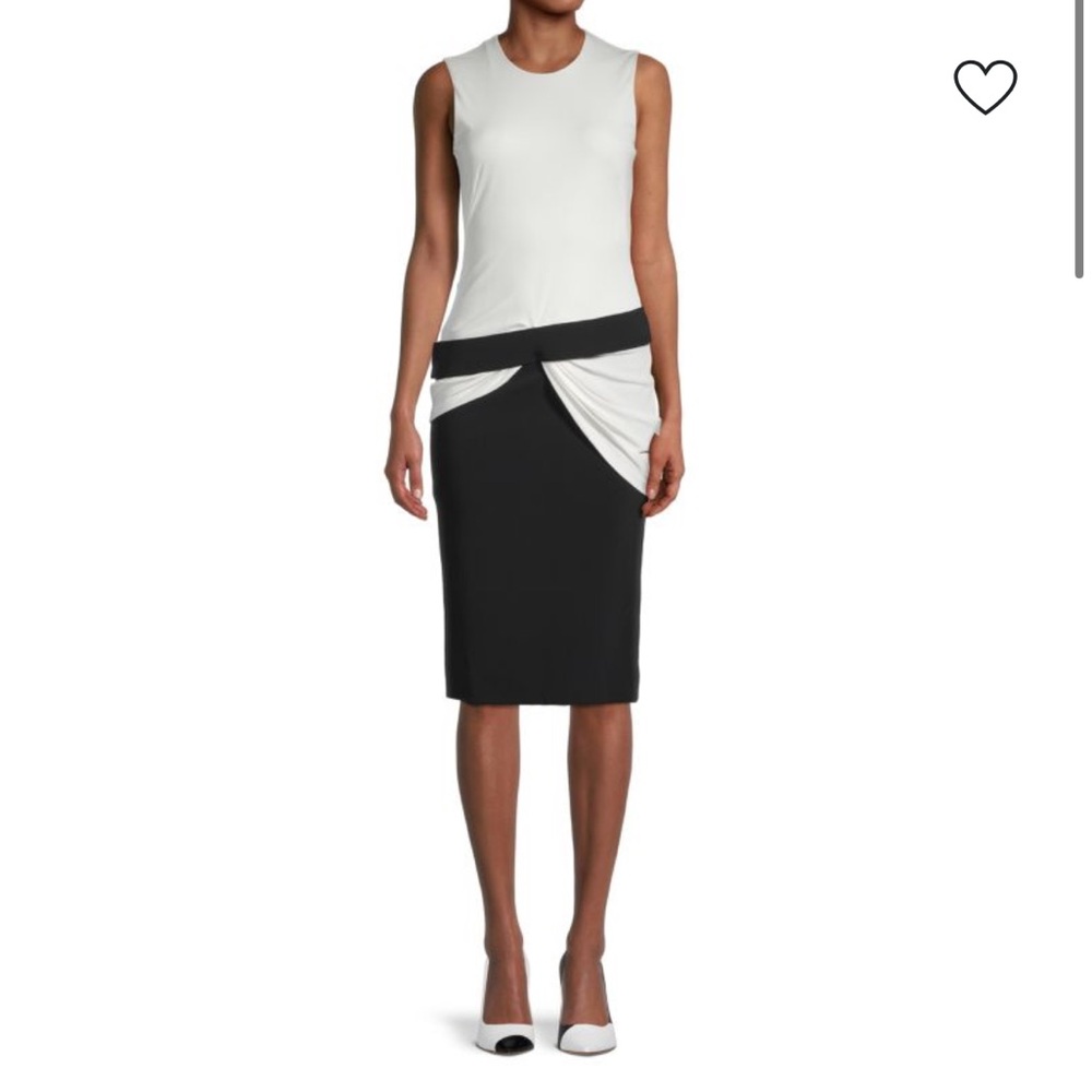 Alexander McQueen Black and white dress
